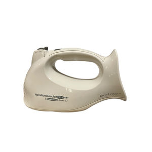 Hamilton Beach Electric Hand Mixer White Appliance 6 Speed Burst Bowl Rest